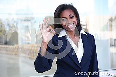 African Business Woman Success Stock Photo