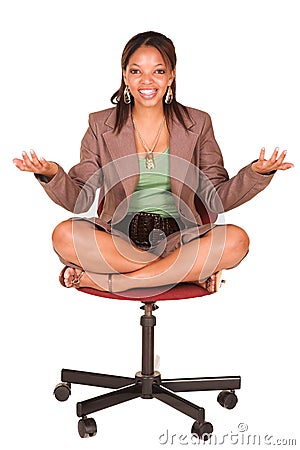 African businesswoman Stock Photo