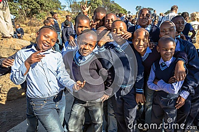 African children Editorial Stock Photo