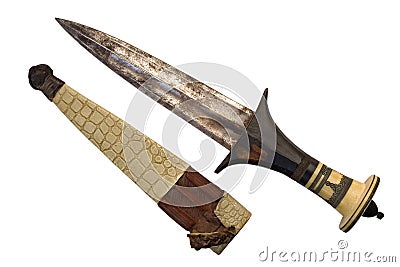 African dagger Stock Photo