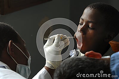 African dentist Editorial Stock Photo