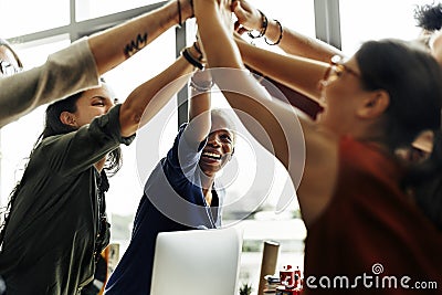 African Descent Brainstorming Working Workplace Concept Stock Photo