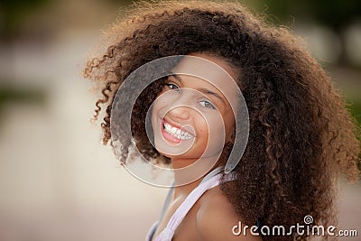 African descent child Stock Photo