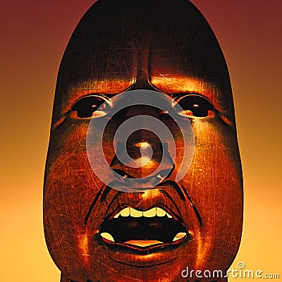 African dictator Stock Photo