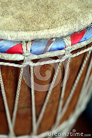 African djembe drum Stock Photo