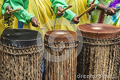 African drummers Stock Photo