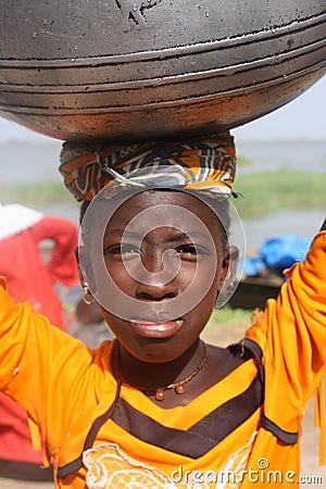 African girl Editorial Stock Photo