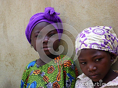 African girls - Ghana Editorial Stock Photo