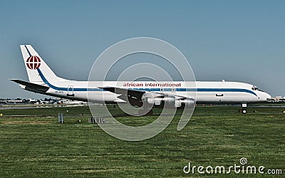 African International Airways Douglas DC-8-54AF 3D-AFR CN 45802 LN 247 Editorial Stock Photo