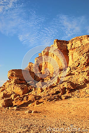 African landscape rock formations Stock Photo