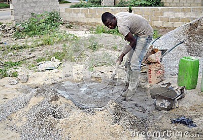 African masons Editorial Stock Photo