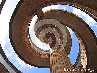 African modern architecture Stock Photo