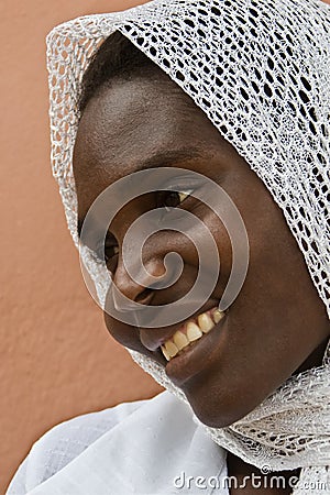 African muslim woman Stock Photo