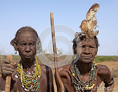 African old women Editorial Stock Photo