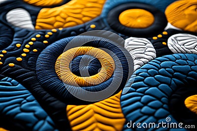 African pattern, asymmetrical designs, balanced compositions create visual interest and dynamic tension Stock Photo