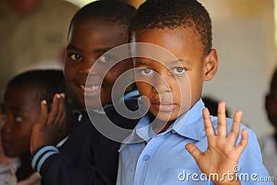 African School children Editorial Stock Photo