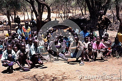 African schoolboys Editorial Stock Photo