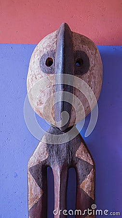 African sculpture Stock Photo