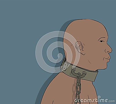 African slave Vector Illustration