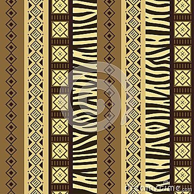 African stile background Vector Illustration
