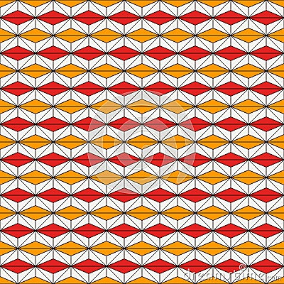 African style seamless pattern with abstract figures. Ethnic and tribal print. Geometric ornamental background Vector Illustration