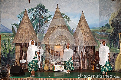 African traditional dance Editorial Stock Photo