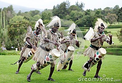 African traditional folk dance Editorial Stock Photo