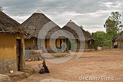 African village Stock Photo