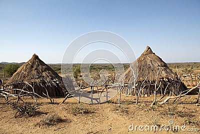 African village Stock Photo