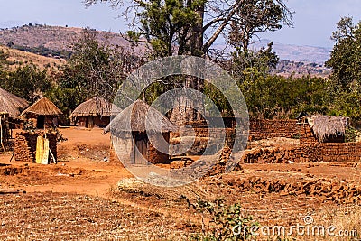 African village Stock Photo