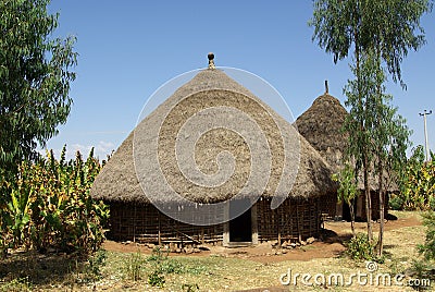 African villages Stock Photo