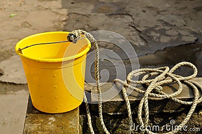 An African well Stock Photo