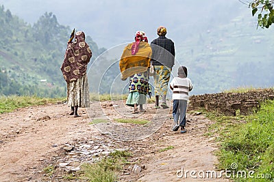 African women - Rwanda Editorial Stock Photo