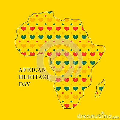 African world Heritage day element Vector Illustration