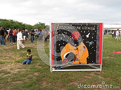 Afro American Astronaut Editorial Stock Photo