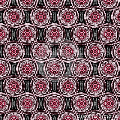 Afro Ankara Pattern Stock Photo