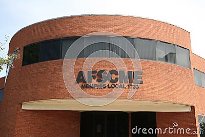 AFSCME Memphis Local 1733 Building Editorial Stock Photo