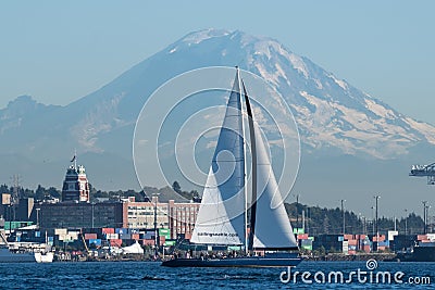 Afternoon sail on board S/V Obsession Editorial Stock Photo