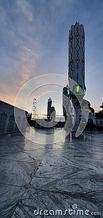 afternoon view at Baiturrahman Grand Mosque, Banda Aceh, Aceh, Indonesia Editorial Stock Photo