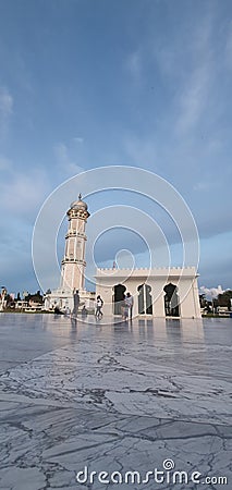 afternoon view at Baiturrahman Grand Mosque, Banda Aceh, Aceh, Indonesia Editorial Stock Photo