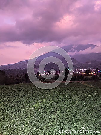 in the afternoon when the world has been overrun by zombies and all humans have disappeared Stock Photo