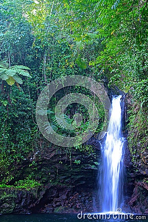 Afu Aau waterfall Stock Photo