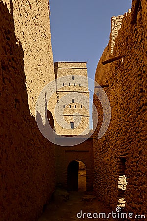 Morocco, Sousse Massa region, ancient fortified Berber village Stock Photo