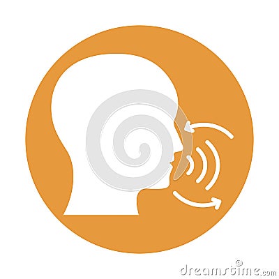 Again white glyph with color background vector icon which can easily modify or edit Vector Illustration