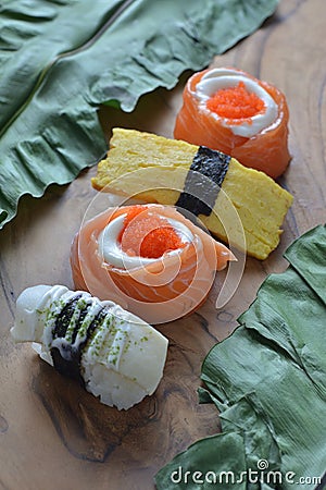 Agakai eel Sushi Stock Photo