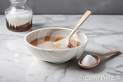 Agar powder. Generate Ai Stock Photo