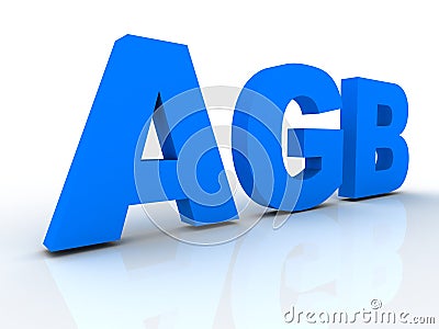 Agb (german terms) Cartoon Illustration