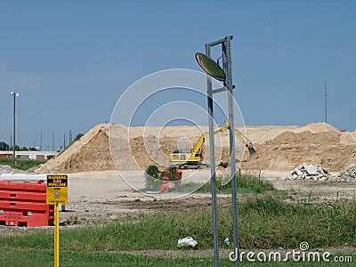 One Big Dirt Pile But the End Results Will Be Worth It Editorial Stock Photo