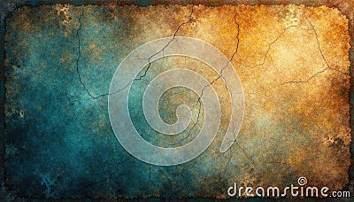 Aged canvas, deep crackled texture, muted tones, texture, abstract, macro Stock Photo