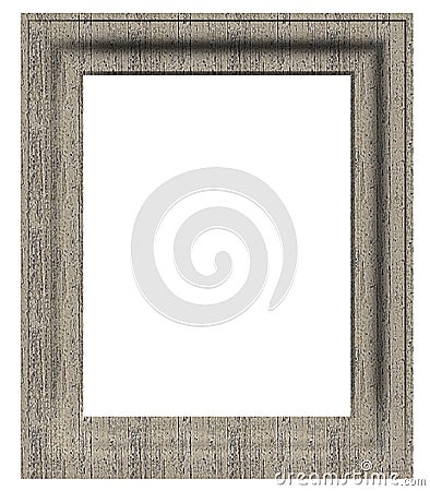 Aged, empty picture frame Stock Photo